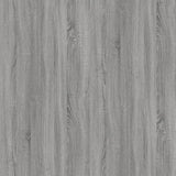 ZNTS Side Tables 2 pcs Grey Sonoma 40x40x35 cm Engineered Wood 819409