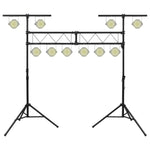 ZNTS Light Stand Black 338x115x cm Steel 70179