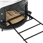 ZNTS Camping Wood Stove Silver 45.5x33x25.5 cm Stainless Steel 319440