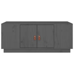 ZNTS Coffee Table Grey 100x50x41 cm Solid Wood Pine 818257