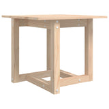 ZNTS Coffee Table 50x50x45 cm Solid Wood Pine 822172