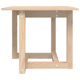 ZNTS Coffee Table 50x50x45 cm Solid Wood Pine 822172