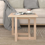 ZNTS Coffee Table 50x50x45 cm Solid Wood Pine 822172