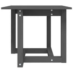 ZNTS Coffee Table Grey 50x50x45 cm Solid Wood Pine 822174