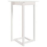 ZNTS Bar Table White 60x60x110 cm Solid Wood Pine 822178