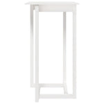 ZNTS Bar Table White 60x60x110 cm Solid Wood Pine 822178