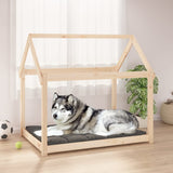 ZNTS Dog Bed 111x80x100 cm Solid Wood Pine 822217