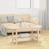 ZNTS Coffee Table 110x55x45 cm Solid Wood Pine 822287