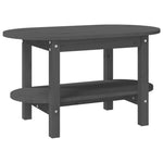 ZNTS Coffee Table Grey 80x45x45 cm Solid Wood Pine 822294