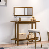 ZNTS Console Table Honey Brown 110x40x80 cm Solid Wood Pine 822300