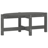ZNTS Coffee Table Grey 87x48x35 cm Solid Wood Pine 822324