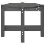 ZNTS Coffee Table Grey 87x48x35 cm Solid Wood Pine 822324
