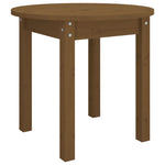 ZNTS Coffee Table Honey Brown 45x40 cm Solid Wood Pine 822335