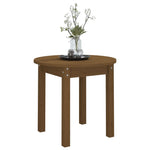 ZNTS Coffee Table Honey Brown 45x40 cm Solid Wood Pine 822335