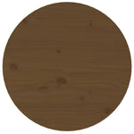 ZNTS Coffee Table Honey Brown 45x40 cm Solid Wood Pine 822335