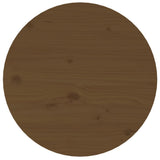 ZNTS Coffee Table Honey Brown 45x40 cm Solid Wood Pine 822335