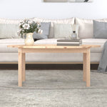 ZNTS Coffee Table 110x55x45 cm Solid Wood Pine 822342