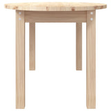 ZNTS Coffee Table 110x55x45 cm Solid Wood Pine 822342