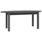 ZNTS Coffee Table Grey 110x55x45 cm Solid Wood Pine 822344