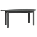 ZNTS Coffee Table Grey 110x55x45 cm Solid Wood Pine 822344