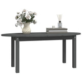 ZNTS Coffee Table Grey 110x55x45 cm Solid Wood Pine 822344