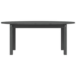 ZNTS Coffee Table Grey 110x55x45 cm Solid Wood Pine 822344
