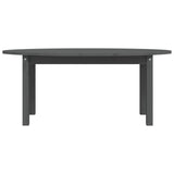 ZNTS Coffee Table Grey 110x55x45 cm Solid Wood Pine 822344