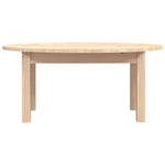 ZNTS Coffee Table 80x40x35 cm Solid Wood Pine 822347