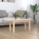 ZNTS Coffee Table 80x40x35 cm Solid Wood Pine 822347