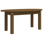 ZNTS Coffee Table Honey Brown 80x40x35 cm Solid Wood Pine 822350