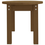 ZNTS Coffee Table Honey Brown 80x40x35 cm Solid Wood Pine 822350