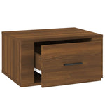 ZNTS Wall-mounted Bedside Cabinets 2 pcs Brown Oak 50x36x25 cm 816855