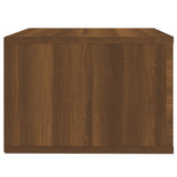 ZNTS Wall-mounted Bedside Cabinets 2 pcs Brown Oak 50x36x25 cm 816855
