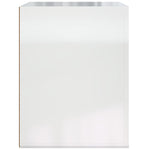 ZNTS Wall-mounted Bedside Cabinet High Gloss White 50x36x47 cm 816858