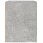 ZNTS Wall-mounted Bedside Cabinet Concrete Grey 50x36x47 cm 816860