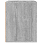 ZNTS Wall-mounted Bedside Cabinet Grey Sonoma 50x36x47 cm 816862