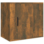 ZNTS Wall-mounted Bedside Cabinets 2 pcs Smoked Oak 50x30x47 cm 816875