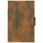ZNTS Wall-mounted Bedside Cabinets 2 pcs Smoked Oak 50x30x47 cm 816875
