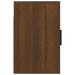 ZNTS Wall-mounted Bedside Cabinets 2 pcs Brown Oak 50x30x47 cm 816879