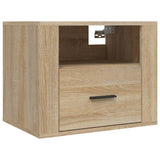 ZNTS Wall-mounted Bedside Cabinet Sonoma Oak 50x36x40 cm 816886