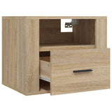 ZNTS Wall-mounted Bedside Cabinet Sonoma Oak 50x36x40 cm 816886
