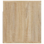 ZNTS Wall-mounted Bedside Cabinet Sonoma Oak 50x36x40 cm 816886