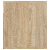 ZNTS Wall-mounted Bedside Cabinet Sonoma Oak 50x36x40 cm 816886