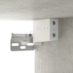 ZNTS Wall-mounted Bedside Cabinet Concrete Grey 50x36x40 cm 816888