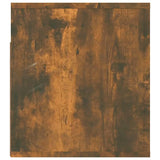 ZNTS Wall-mounted Bedside Cabinet Smoked Oak 50x36x40 cm 816890