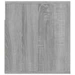 ZNTS Wall-mounted Bedside Cabinet Grey Sonoma 50x36x40 cm 816892