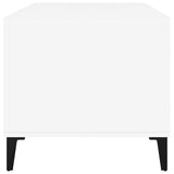 ZNTS Coffee Table White 90x49x45 cm Engineered Wood 819620
