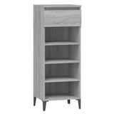 ZNTS Shoe Rack Grey Sonoma 40x36x105 cm Engineered Wood 819786