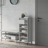 ZNTS Shoe Rack Grey Sonoma 40x36x105 cm Engineered Wood 819786