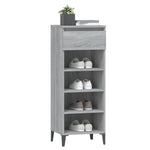 ZNTS Shoe Rack Grey Sonoma 40x36x105 cm Engineered Wood 819786
